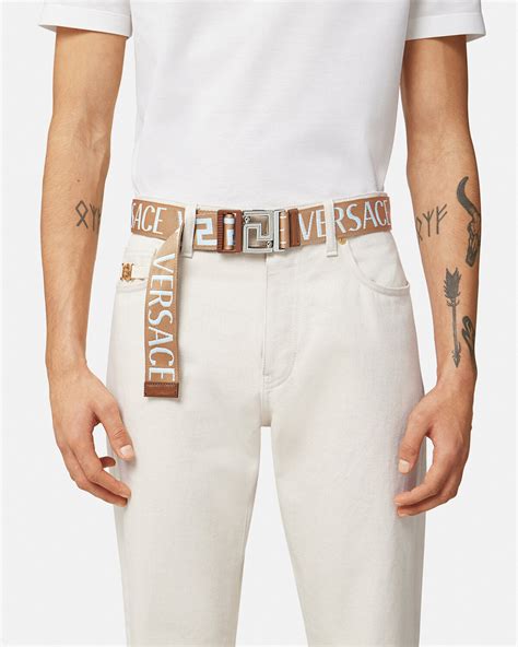 versace reversible belt.